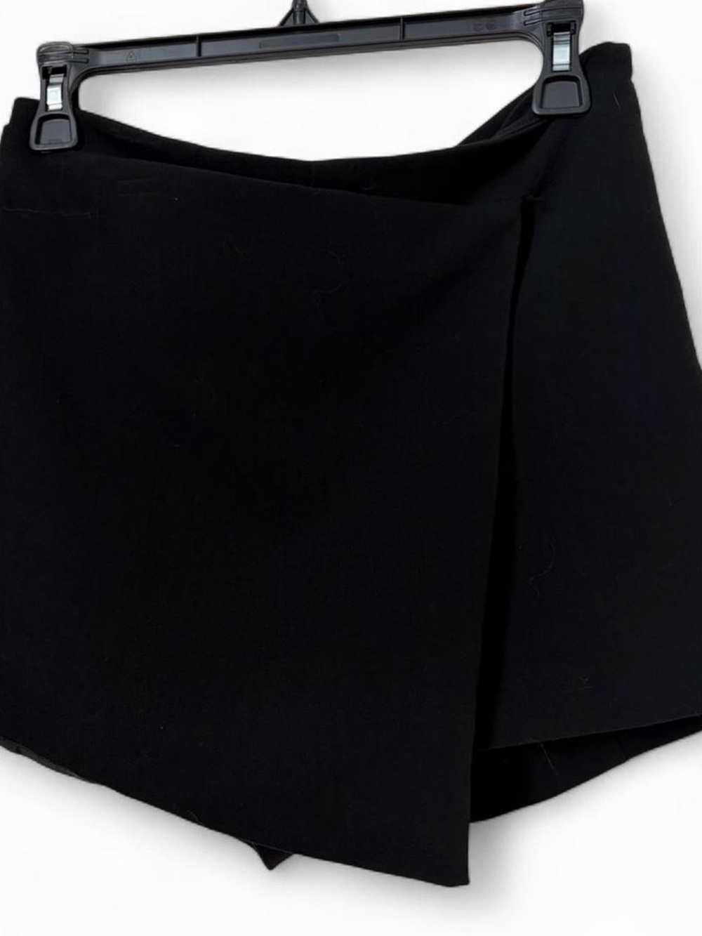 Guess Black Wrap-Front Skort